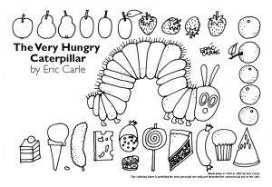Very Hungry Caterpillar ColoringSheet